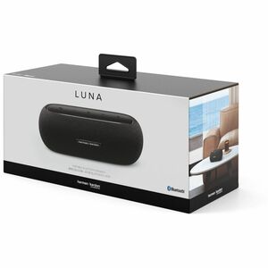 Harman Kardon Luna Portable Bluetooth Speaker System - 40 W RMS - Black - 60 Hz to 20 kHz - Battery Rechargeable