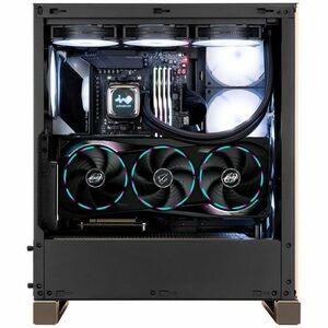 In Win DLITE IW-CS-DLITEBRO-4XM120 Computer Case - ATX Motherboard Supported - Mid-tower - Mesh, SPCC, Tempered Glass, Alu