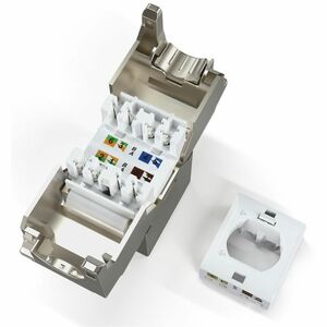 Digitus Network Connector - 12 Piece - 1x RJ-45 Keystone - Female - Shielding