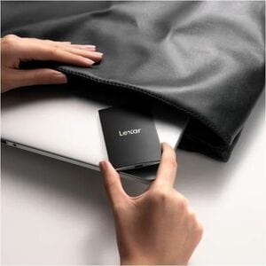 Lexar SL500 2 TB 便携式 固态硬盘 - 外置 - 黑 - 相机, 平板, 计算机, iPhone, 游戏控制台 设备支持 - C型 USB - 256-bit AES 加密标准