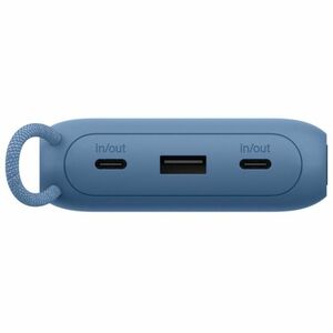 Belkin BoostCharge Stromspeicher - Blau - für Smartphone, iPhone, iPad, AirPod, USB Typ C Gerät, Nintendo Switch, iPad min