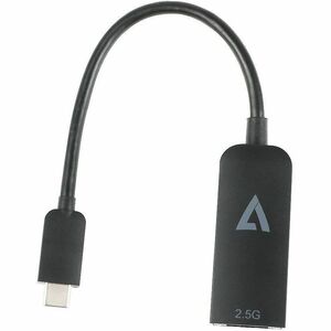 V7 V7UCRJ25G-BLK RJ-45/USB-C Network/Data Transfer Cable - Cable for Computer, Network Device - First End: 1 x USB Type C 