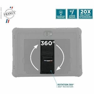 MOBILIS PROTECH Tasche Samsung Tablet - Schwarz - TFP 4.0 Körper - Sturzsicher, Stoßfest, Vibrationsbeständig, Bruchfest, 