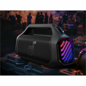 Sistema di altoparlanti soundcore Boom 2 Plus Bluetooth - 140 W RMS - Nero - Tabletop - 40 Hz a 20 kHz - Surround Sound - 