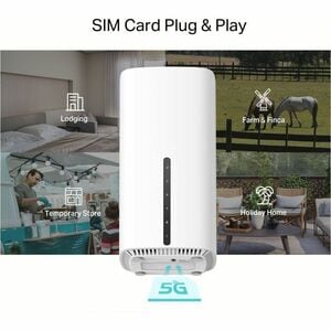 Routeur sans fil TP-Link Archer NX600 - Wi-Fi 6 - IEEE 802.11 a/b/g/n/ac/ax - 1 SIM - Ethernet, cellulaire, Câble, DSL - 5