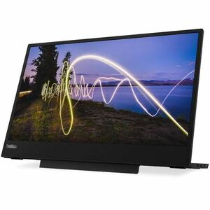 Lenovo ThinkVision M15 16" Class Full HD LED Monitor - 16:9 - Raven Black - 15.6" Viewable - In-plane Switching (IPS) Tech