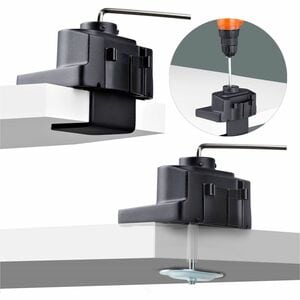 StarTech.com Mounting Arm for Monitor, Display Screen - Black - Landscape/Portrait - Height Adjustable - 1 Display(s) Supp