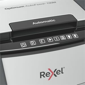 Rexel Optimum AutoFeed+ 130M Paper Shredder - Continuous Shredder - Micro Cut - 6 Per Pass - for shredding Staples, Paper 