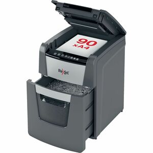 Rexel Optimum AutoFeed+ 90X Paper Shredder - Continuous Shredder - Cross Cut - 99 Per Pass - for shredding Paper - P-4 - 2
