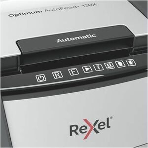 Rexel Optimum AutoFeed+ 130X Paper Shredder - Continuous Shredder - Cross Cut - 8 Per Pass - for shredding Paper - P-4 - 2