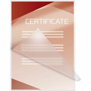 ACCO Peel'nStick Laminating Pouch - Sheet Size Supported: A4 216 mm Width x 303 mm Length - Laminating Pouch/Sheet Size: 2