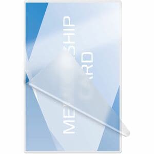 ACCO Card Laminating Pouch - Sheet Size Supported: Card 65 mm Width x 95 mm Length - Laminating Pouch/Sheet Size: 250 µm T