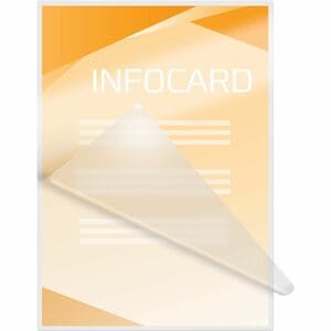 ACCO Document Laminating Pouch - Sheet Size Supported: A6 111 mm Width x 154 mm Length - Laminating Pouch/Sheet Size: 80 µ