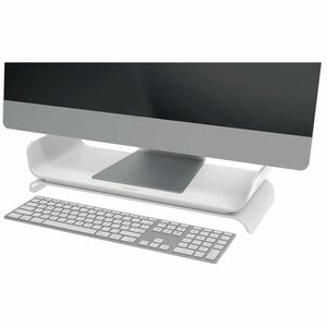 ACCO Ergo Height Adjustable Monitor Stand - Up to 68.6 cm (27") Screen Support - 11.2 cm Height x 20.9 cm Width x 43.8 cm 