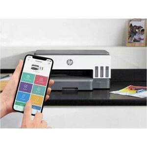 HP 720 Wired & Wireless Smart Tank Inkjet Multifunction Printer - Colour - Copier/Printer/Scanner - 23 ppm Mono/22 ppm Col
