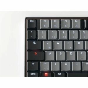 CHERRY G8A-25510 Tastatur - Kabel/Kabellos Konnektivität - USB-Typ C Schnittstelle - RGB LED - Englisch (US) - Schwarz - C