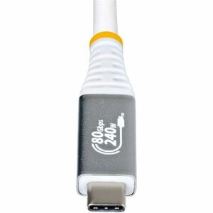 StarTech.com 50 cm USB4 A-/V-/Strom-/Datenübertragungskabel - 1 - Cable for Notebook, USB Gerät, Docking Station, Wandakku