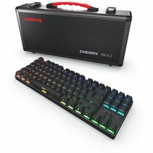 CHERRY MX 8.2 TKL Gaming Keyboard - Tenkeyless - Wired/Wireless Connectivity - USB Type A Interface - RGB LED - French - A