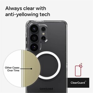 ZAGG Crystal Palace Snap Case for Samsung Galaxy S26 Ultra Smartphone - Textured Edge, Textured Grip - Crystal Clear, Tran