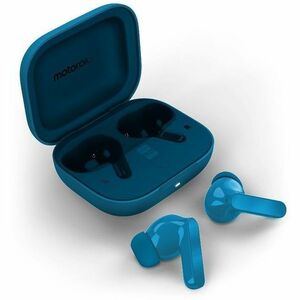 Motorola Mobility moto buds bass True Wireless Earbud Stereo Earset - Pantone Blue Jewel - Binaural - In-ear - Noise Cance