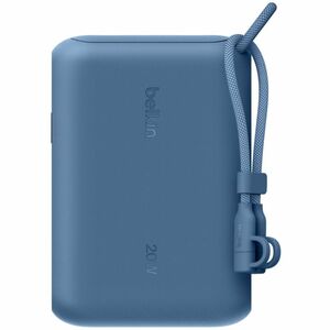 Belkin BoostCharge Power Bank - For Smartphone, Tablet PC, iPhone, iPad mini, iPad Pro - 10000 mAh - 20 W - USB Type-C Con