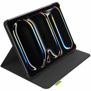 Sacoche de transport Gecko Covers - Capot Style pour 27,9 cm (11") Apple iPad Pro 11 (2024) Tablette - Noir - Résistant à 