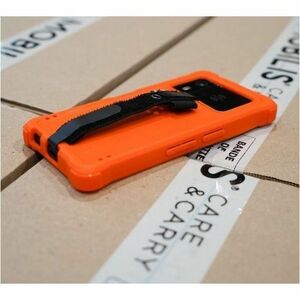 MOBILIS PROTECH Rugged Carrying Case Zebra Mobile Computer - Safety Orange - Drop Resistant, Shock Resistant, Dust Resista