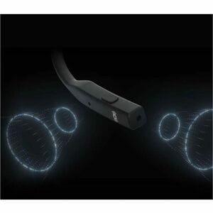 Shokz OpenComm2 UC Wireless Behind-the-neck, Earbud, Over-the-ear, Open-ear Stereo Earset - Black - Binaural - Open - 3000