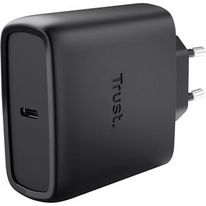 Trust Maxo 65 W AC Adapter - Universal Adapter - 1 USB Type-C - For Smartphone, Notebook, Tablet PC - Europe - 2 m Cable -