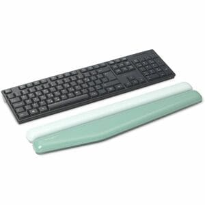 Kensington Duo Gel Keyboard Wrist Rest - Green - 0.81"" (20.50 mm) Height x 17.72"" (450 mm) Width x 4.10"" (104.20 mm) De
