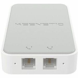 Keenetic Linear KN-3110 Adaptador de linha telefónica - 2 x Linha telefónica (RJ-11) - USB - DC