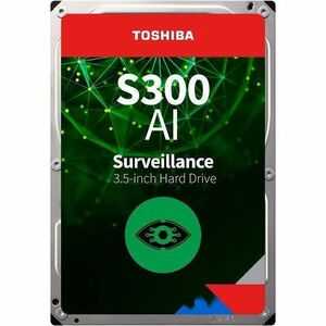 Toshiba S300 AI 18 TB Hard Drive - 3.5" Internal - SATA (SATA/600) - Storage System, Video Surveillance System, Camera Dev