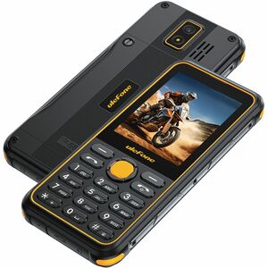 Ulefone Armor Mini 4 128 MB Rugged Feature Phone - 7.1 cm (2.8") TFT LCD QVGA 240 x 320 - 64 MB RAM - 4G - Black - Bar - U