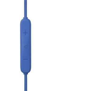 JBL Endurance Run 3 Wired Earbud, Behind-the-ear Stereo Earset - Blue - Binaural - In-ear - 20 Hz to 20 kHz - Mini-phone (