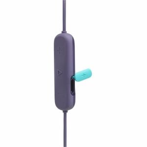 JBL Endurance Run 3 Wireless Earbud, Behind-the-ear Stereo Earset - Purple - Binaural - In-ear - Bluetooth - 16 Ohm - 20 H