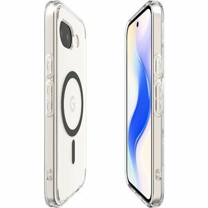 Spigen Ultra Hybrid Case for Google Pixel 10a Smartphone - Clear Graphite - Yellowing Resistant, Drop Resistant, Scratch R