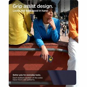 Spigen Nano Pop Case for Google Pixel 10a Smartphone - Textured,Dotted Side Pattern - Blueberry Navy - Drop Resistant, Scr