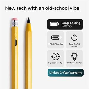 ZAGG Stylus - Capacitive Touchscreen Type Supported - Yellow - iPad Device Supported