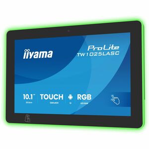 iiyama ProLite TW1025LASC-B3PNR. Bildschirmdiagonale: 25,6 cm (10.1"), Display-Auflösung: 1280 x 800 Pixel, HD-Typ: WXGA, 