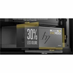 Système d'alimentation Antec GSK1000 ATX3.1 Modulaire - 1 kW - Interne - 120 V AC, 230 V AC Entrée - 3.3 V DC, 5 V DC, 12 