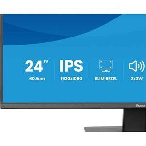 iiyama ProLite X2493HSU-B1 24" Class Full HD LED Monitor - 16:9 - Matte Black - 60.5 cm (23.8") Viewable - In-plane Switch