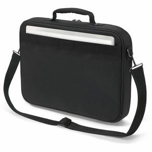 Dicota TWO Tasche für 35,6 cm (14 Zoll) bis 40,6 cm (16 Zoll) Notebook - Schwarz - 300D rPET Polyester Körper - wasserabwe