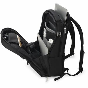 Dicota SEVEN Tasche (Rucksack) für 35,6 cm (14 Zoll) bis 40,6 cm (16 Zoll) Notebook - Schwarz - 1680D Polyethylenterephtha