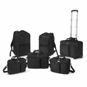 Dicota SEVEN Tasche (Rucksack) für 30,5 cm (12 Zoll) bis 35,6 cm (14 Zoll) Notebook - Schwarz - 1680D Polyethylenterephtha
