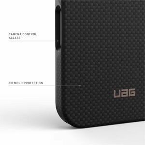 Urban Armor Gear Fibr Armr Case for Apple iPhone 17 Pro Smartphone - Graphite, Bronze - Anti-slip, Drop Resistant, Heat Re