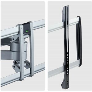 StarTech Heavy-Duty Articulating TV Wall Mount for up to 100-inch and 187.4lb/85kg Flat Screens, VESA, Low-Profile Bracket