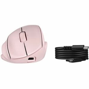 HP 720M Mouse - Bluetooth/Radio Frequency - USB Type A - 7 Button(s) - 6 Programmable Button(s) - Pink - PC, Mac - Wireles