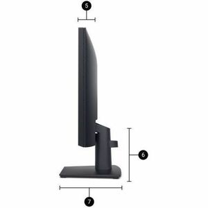 Dell Base E2026H 20" Class HD+ LED Monitor - 16:9 - 19.5" Viewable - Twisted nematic (TN) - LED Edgelight System Backlight