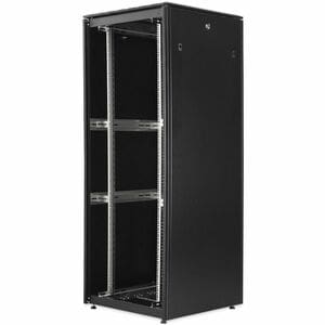 Digitus Unique Light 42U Bodenstehend Geschlossener Schrank Rackschrank für IT-Ausrüstung743 mm Regaltiefe - Schwarz - Sta