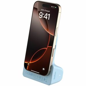 Belkin Stage PowerGrip CTA006 Charging Camera Grip/Power Bank - Ice Blue - USB - Battery - Portable